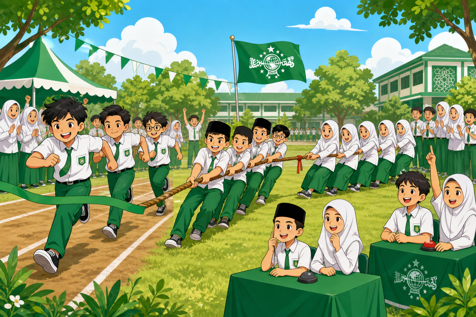 Class Meeting Akhir Semester: Lomba Akademik & Olahraga